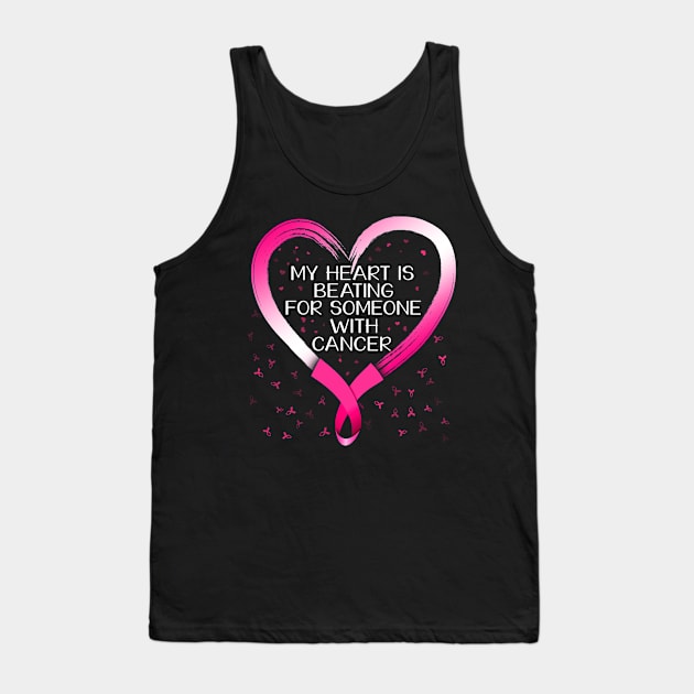 my heart breast cancer awareness Tank Top by TeesCircle